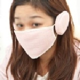 ㄚ妮 冬季外出面部保暖兩用口耳罩（口罩+耳罩二合一）款式隨機發送^^ 特價：$55