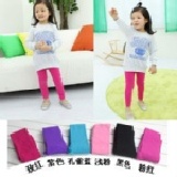 ^^^^ 童~彩色雙層加厚 竹碳九分褲襪