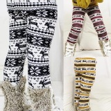 B B 卡通印花加厚保暖打底褲