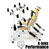 Performance 台灣精品 X-BIKE AB7000空中草泥馬 七合一多功能有氧運動機