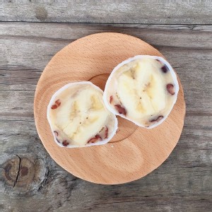 香蕉大福(牛奶紅豆餡)