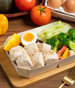 水煮嫩雞胸餐盒