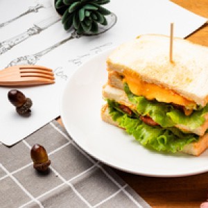 鮮蔬起士蛋三明治