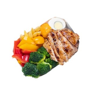 輕日照燒雞腿弁當