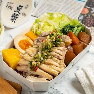 港式蔥燒雞腿餐盒