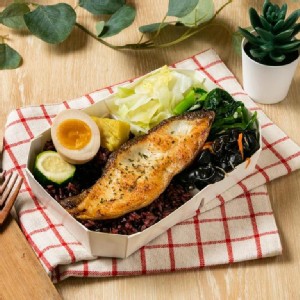 檸香清蒸鱈魚餐盒