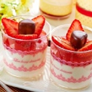 草莓奶酪杯杯
