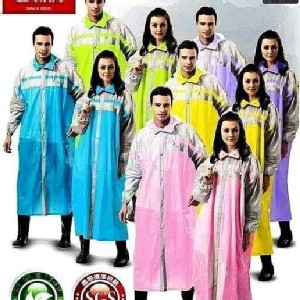 【達新牌】第3代雙色前開式雨衣-3XL