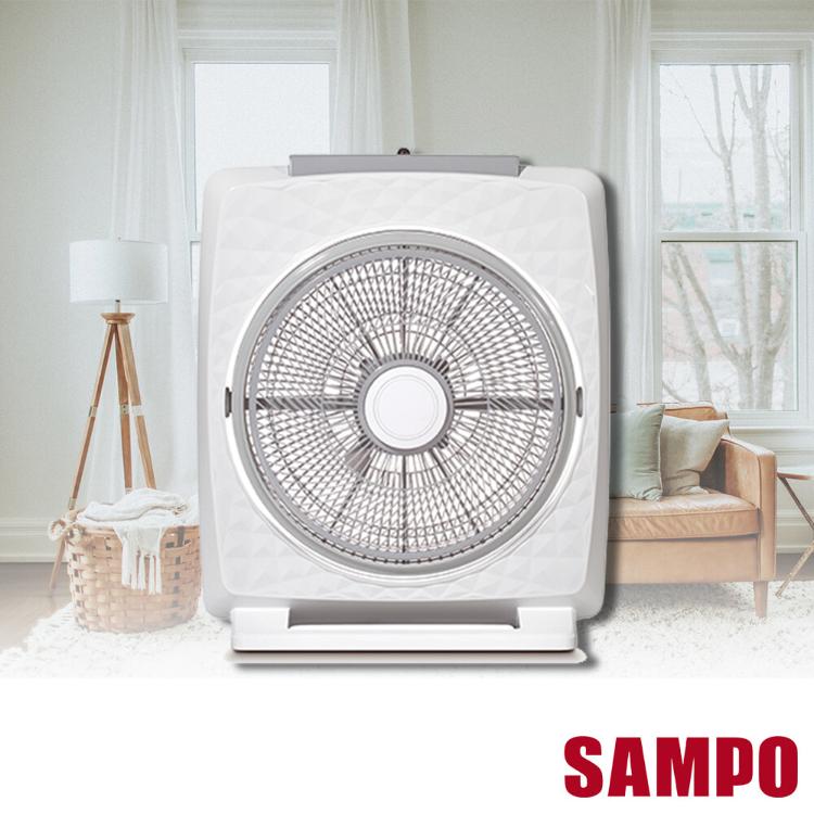 【聲寶SAMPO】14吋微電腦DC遙控箱扇 SK-FC14BDR