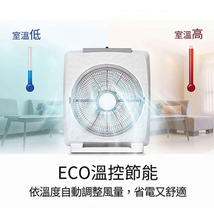 【聲寶SAMPO】14吋微電腦DC遙控箱扇 SK-FC14BDR