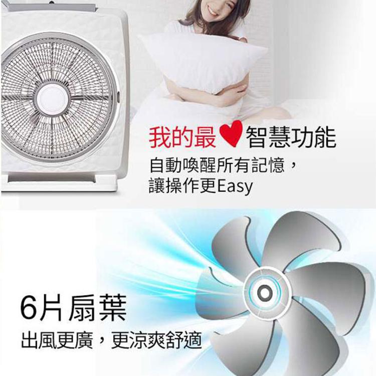 【聲寶SAMPO】14吋微電腦DC遙控箱扇 SK-FC14BDR