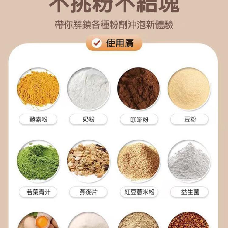 【CityStar】全自動充電提手帶刻度攪拌杯400ml