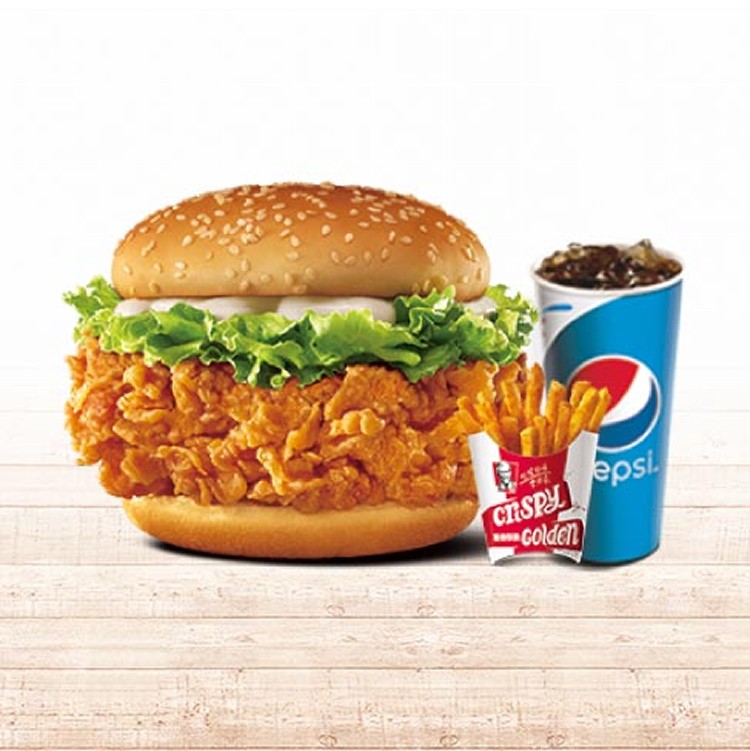 咔啦雞腿堡套餐