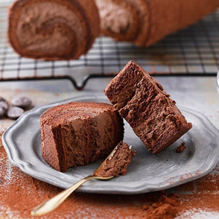 招牌純巧克力瑞士捲