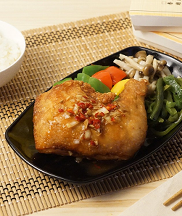 椒麻雞腿弁當