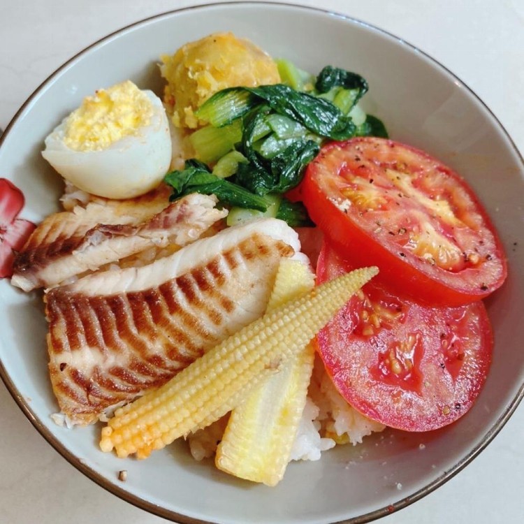 芥末椒鹽台灣鯛餐盒