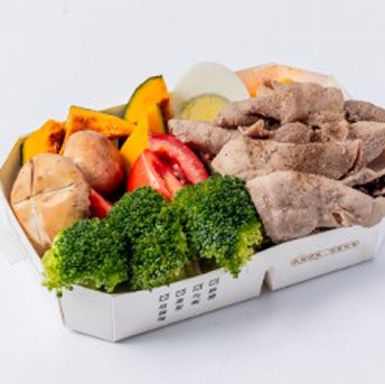 椒鹽梅花豬弁當