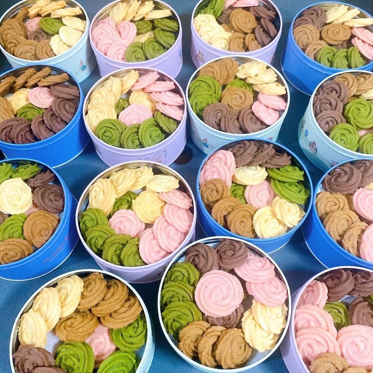 綜合曲奇鐵盒餅乾