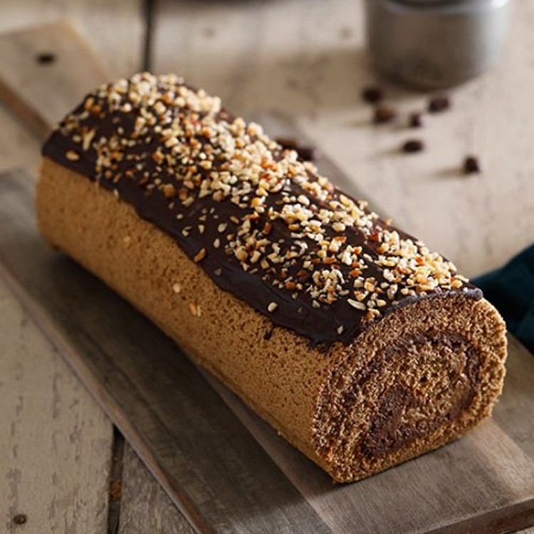 榛果拿鐵瑞士捲