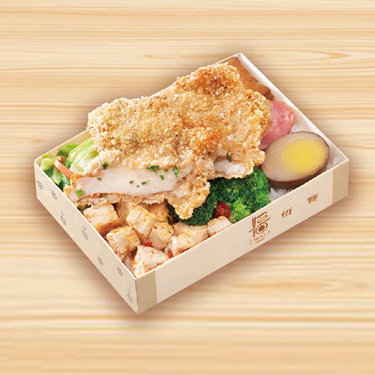 塔香雞排飯包