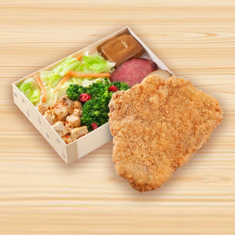 黃金豬排飯包