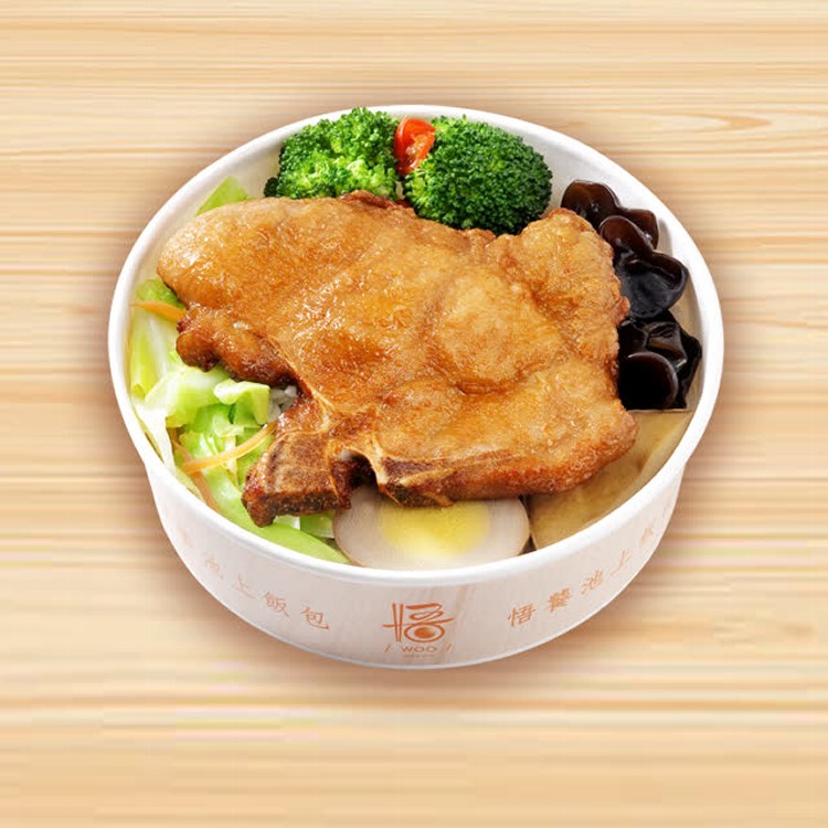 悟饕經典排骨飯包(炸)