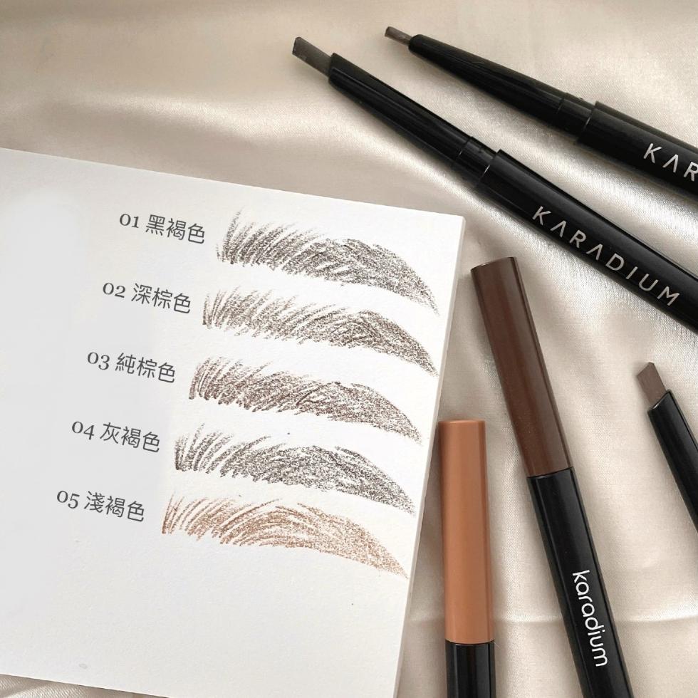 01 黑褐色，02 深棕色，03 純棕色，04 灰褐色，05 淺褐色。