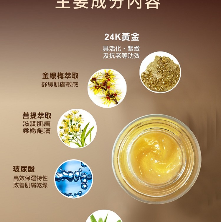 Nature Tree - 賦活黃金乳霜 30ml ～24K純金添加