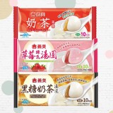 【義美】義美湯圓-奶茶、草莓煉乳、黑糖奶茶(200g/包)
