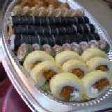 88大發壽司拼盤~ (售價已含銀盤盒子$40) 特價：$350