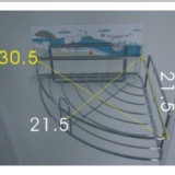 不鏽鋼-扇形角落架 特價：$450