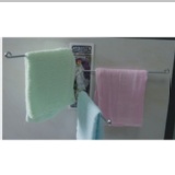 不鏽鋼-活動三桿抹布架(直)