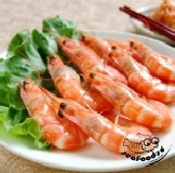 冷凍♭鹽熟白蝦 ░大***