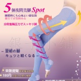 夜寢纖腿塑型褲襪(強效型) 高機能分段式加壓設計創造平腹+翹臀+纖腿效果