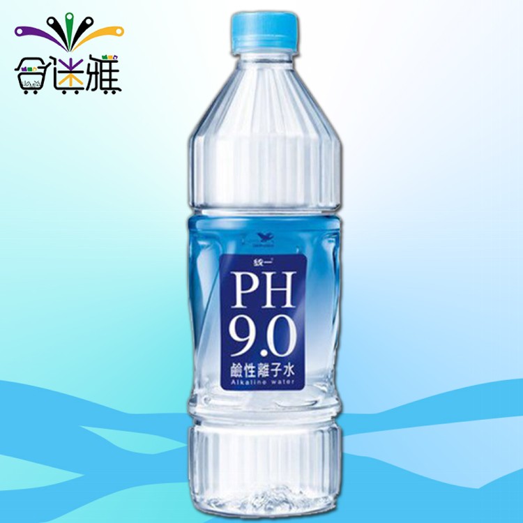 統一 PH9.0 鹼性離子水800ml(20瓶/箱)
