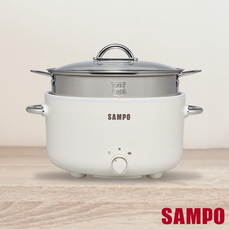 【聲寶SAMPO】3L日系多功能料理鍋(蒸鍋) TQ-YA30C