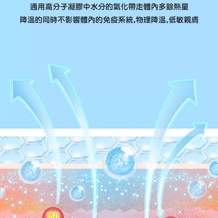 【CityStar】優小貼降溫退熱冰涼貼片