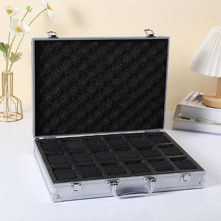 【CityStar】鋁合金邊框18格大容量手錶盒