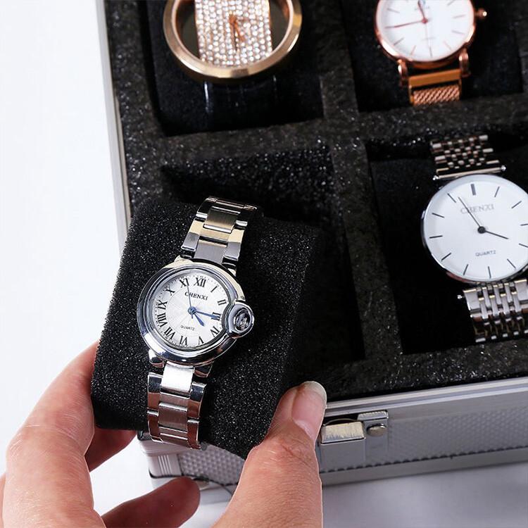 【CityStar】鋁合金邊框18格大容量手錶盒