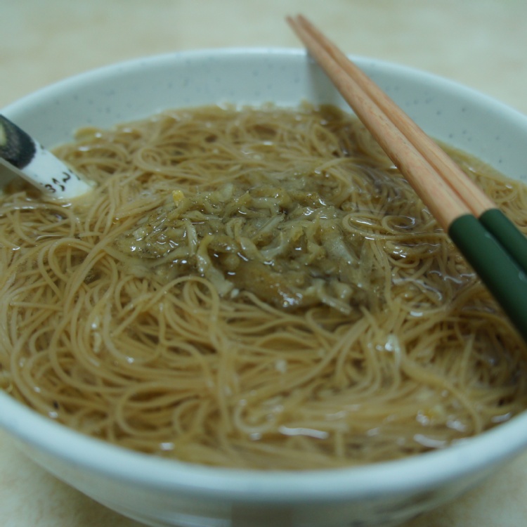 素食冬菜-雞絲麵