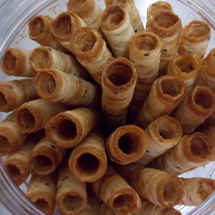 桶裝--芝麻蛋捲(蛋素)