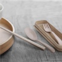 小麥環保便攜餐具組-米