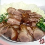 ２７５克的＜去骨豬腳肉＞１００店面價，特價７０元。 腿肉