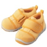 APRICA --- Baby Shoes醫學機能鞋La sock學步鞋(STEP2第二階段)款式三 橘黃色