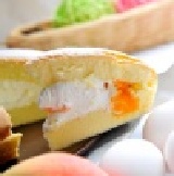 甜蜜水蜜桃波士頓 (16盒免運區) 綿綿密密的蛋糕，加入超厚的順口鮮奶油餡，與酸甜的水蜜桃~ 特價：$100