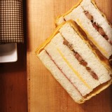 燻雞火腿起酥三明治