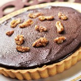 美國核桃72%巧克力法式甜點塔-6吋