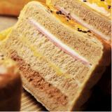 全麥素火腿起酥三明治(蛋奶素)