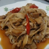 滷筍尾絲 加熱即可速食、一包500g(葷素皆可)保存冷藏1周，冷凍1個月