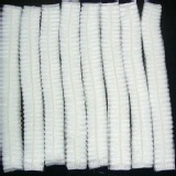 台灣製-拋棄式不織布條狀網帽(毛毛蟲) 尺寸：18吋單筋